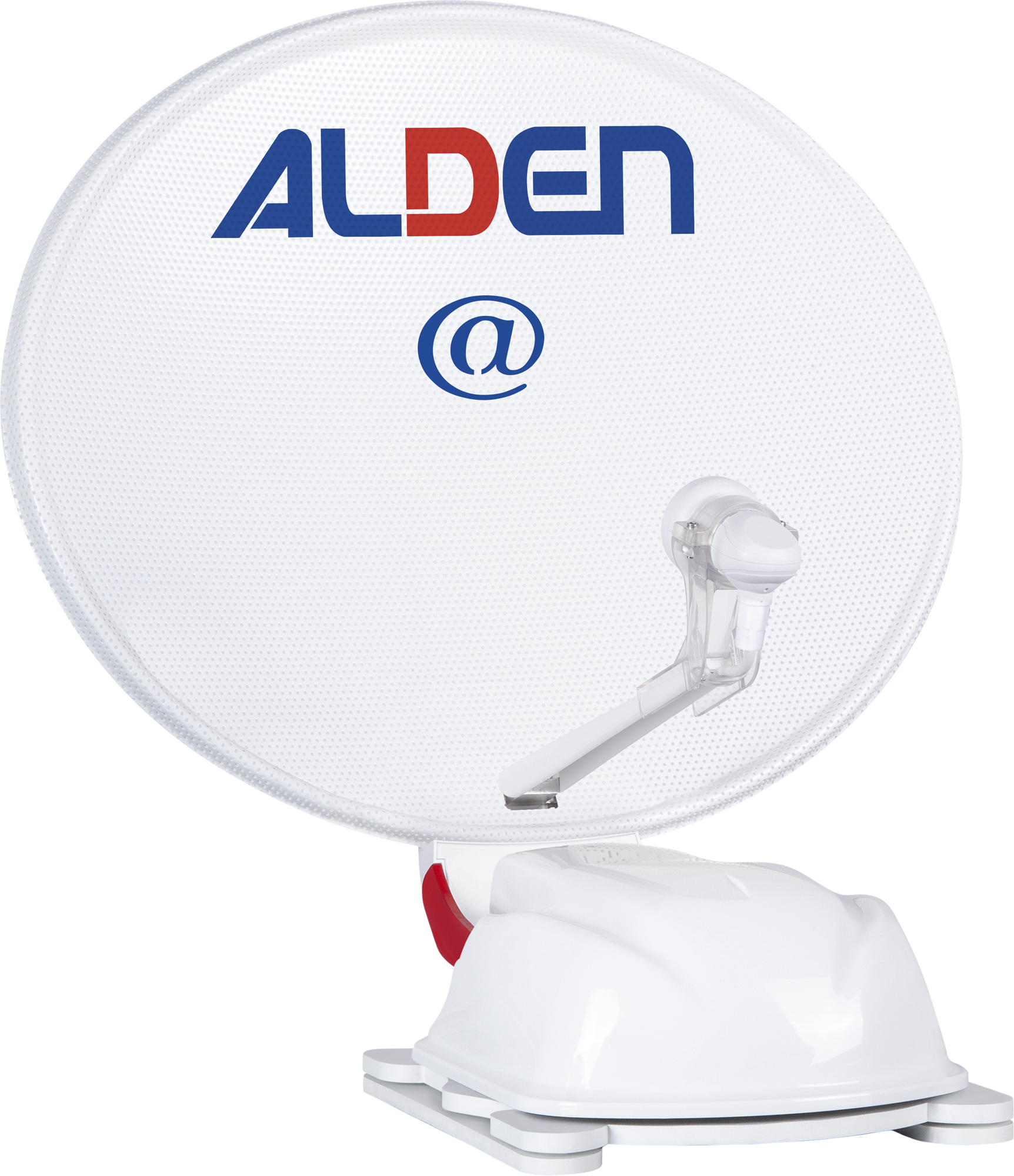 Alden AS2@ 60 HD vollautomatische Satellitenanlage Weiß inklusive LTE Antenne und A.I.O. Smart TV mit integriertem Receiver und Antennensteuerung 19 Zoll