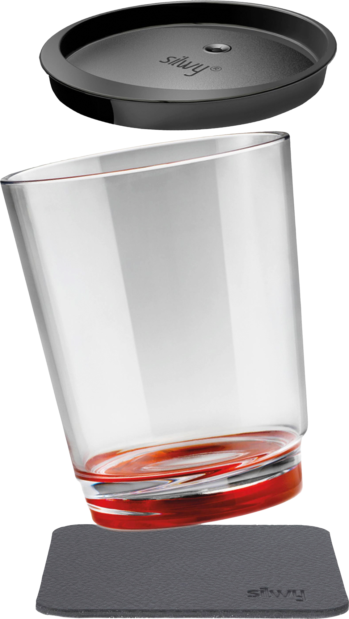 Silwy Magnet-Trinkbecher Triple - Ready Red (250 ml) - Gläser