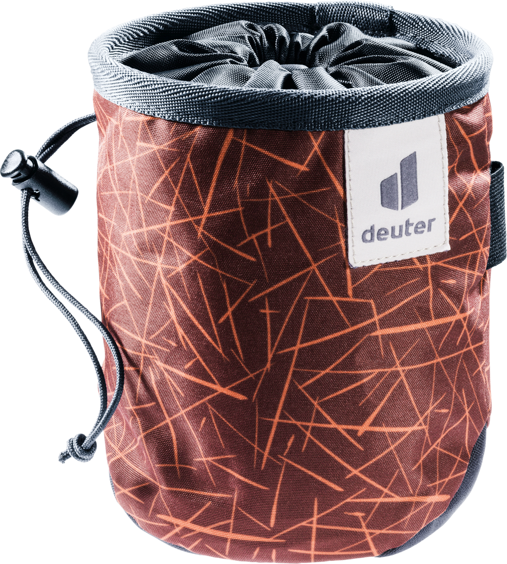 Deuter Gravity Chalk Bag I Klettertasche 0,8 Liter redwood scratches graphite