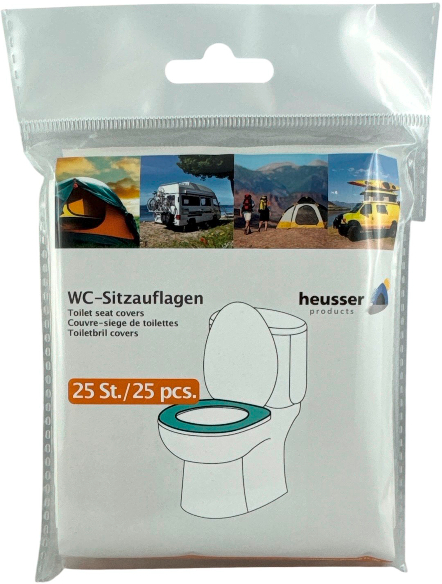 Heusser WC-Sitzauflagen Papierbrillen (25