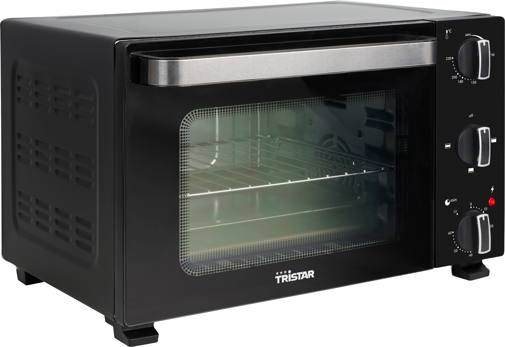 Tristar Mini Backofen kompakter Tischofen schwarz 20 Liter - Backöfen