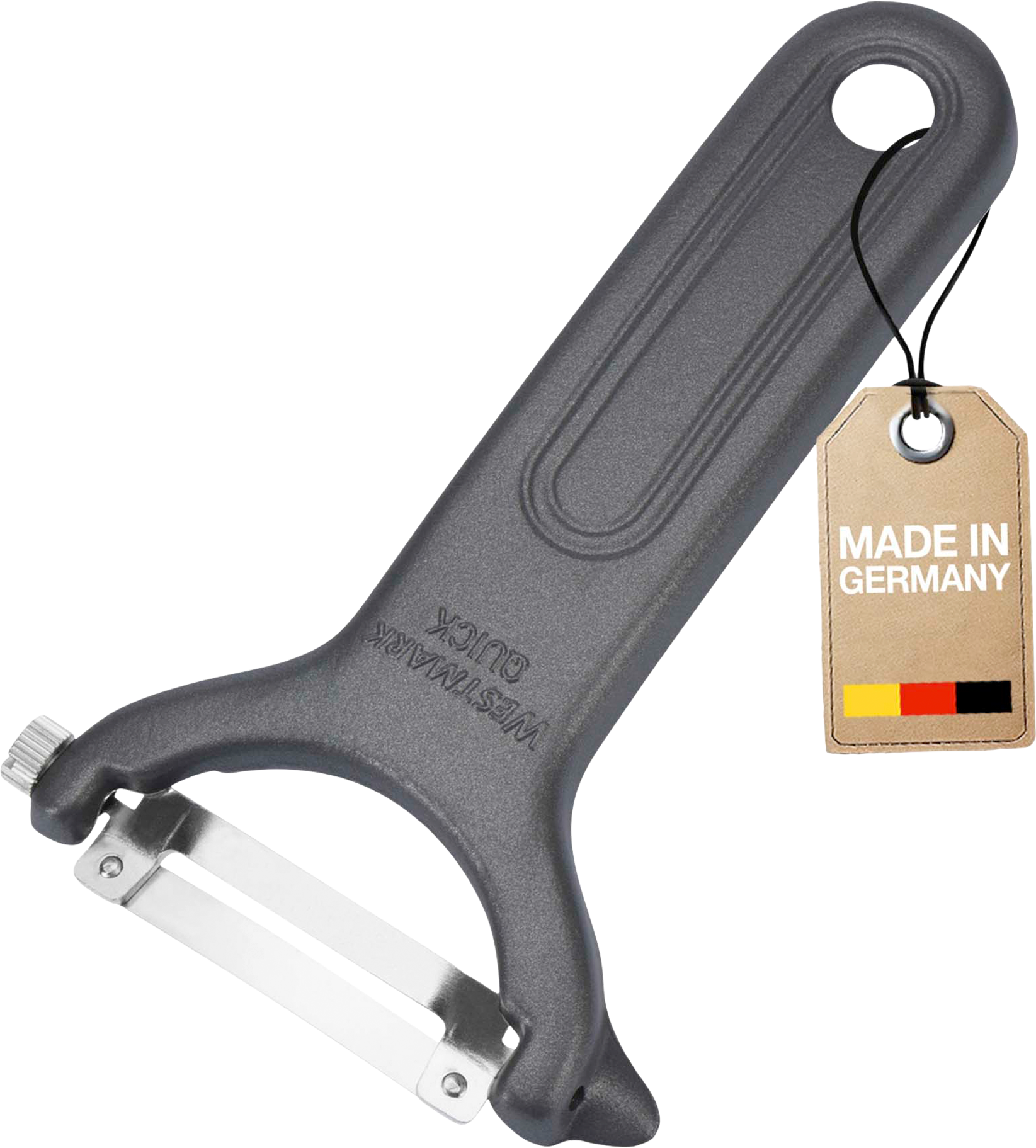 Westmark Quick Gemüse- und Spargelschäler Black