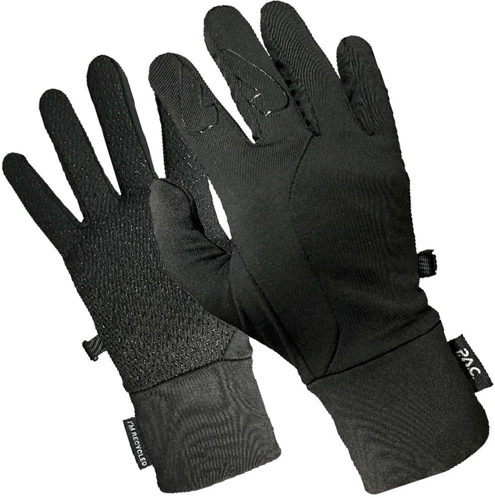 P.A.C. Recycled Functional Grip Glove Outdoorhandschuh schwarz L - Handschuhe, Gürtel & Sonstiges von PAC
