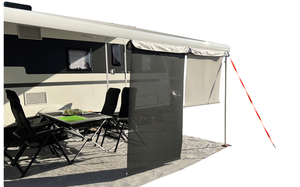 Peggy Peg Markisenschutzmodul SunBreak weiß, Sonnenschutz Markise Vorderwand - Markisenvorzelte & Wände