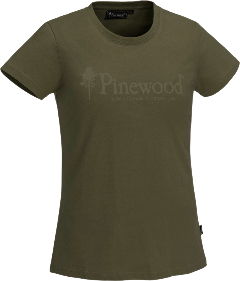 Pinewood Outdoor Life Damen T-shirt olive | 07331090316935