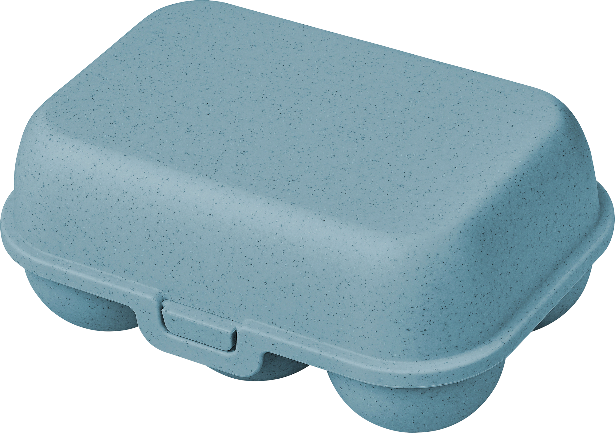KOZIOL Eierkorb Eierbox Eggs To Go Mini nature flower blue, Kunststoff