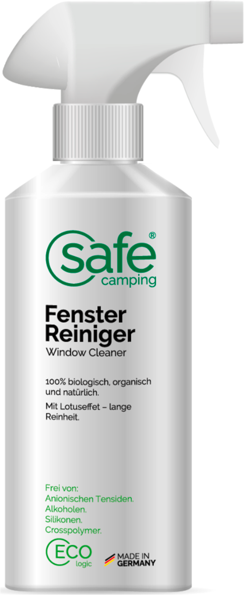 Safe Camping Fenster-Reiniger frei von Alkoholen 500
