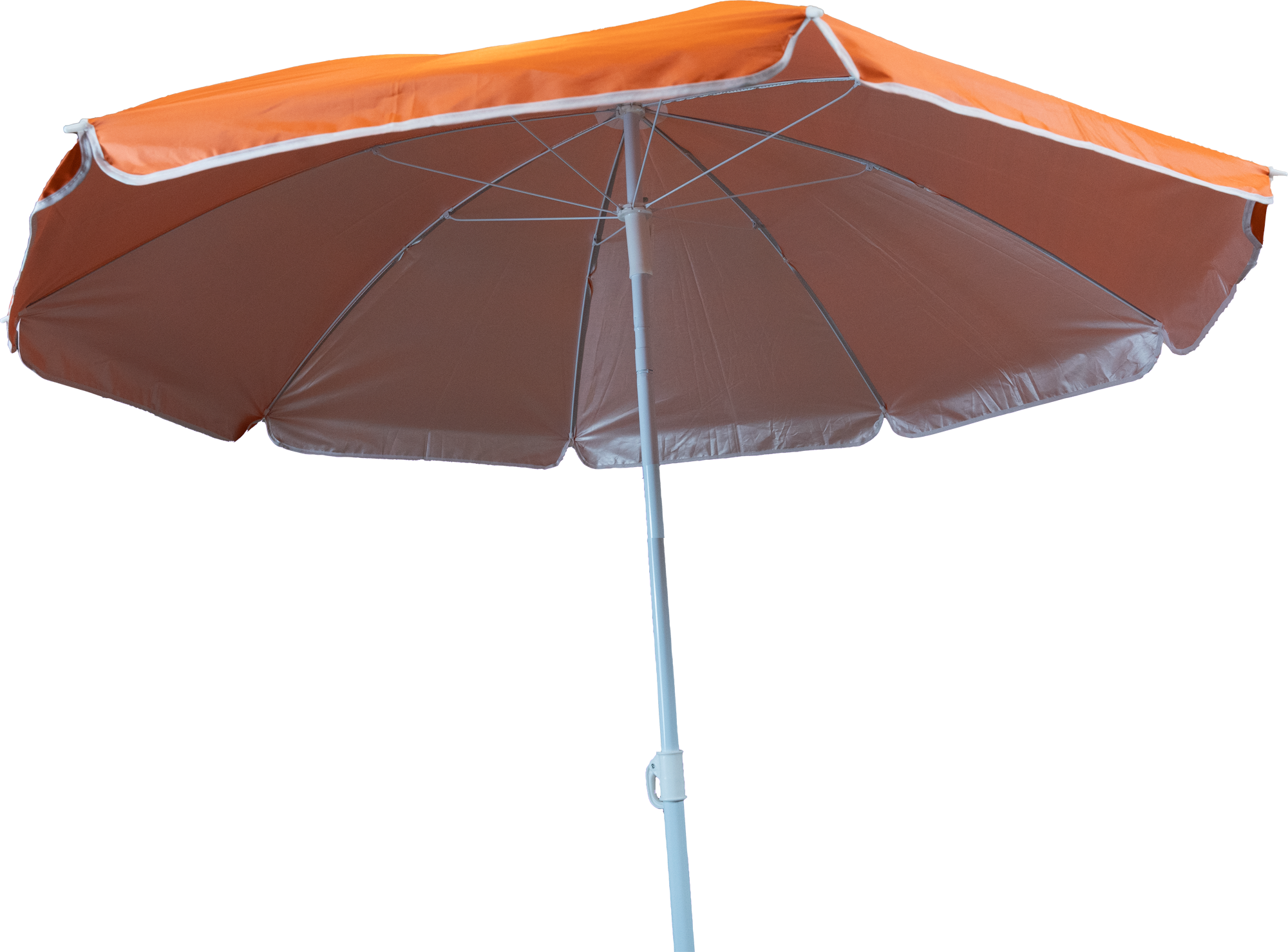 Berger SunBasic Sonnenschirm orange, Durchmesser 1,3m - Sichtschutz & Sonnenschirme