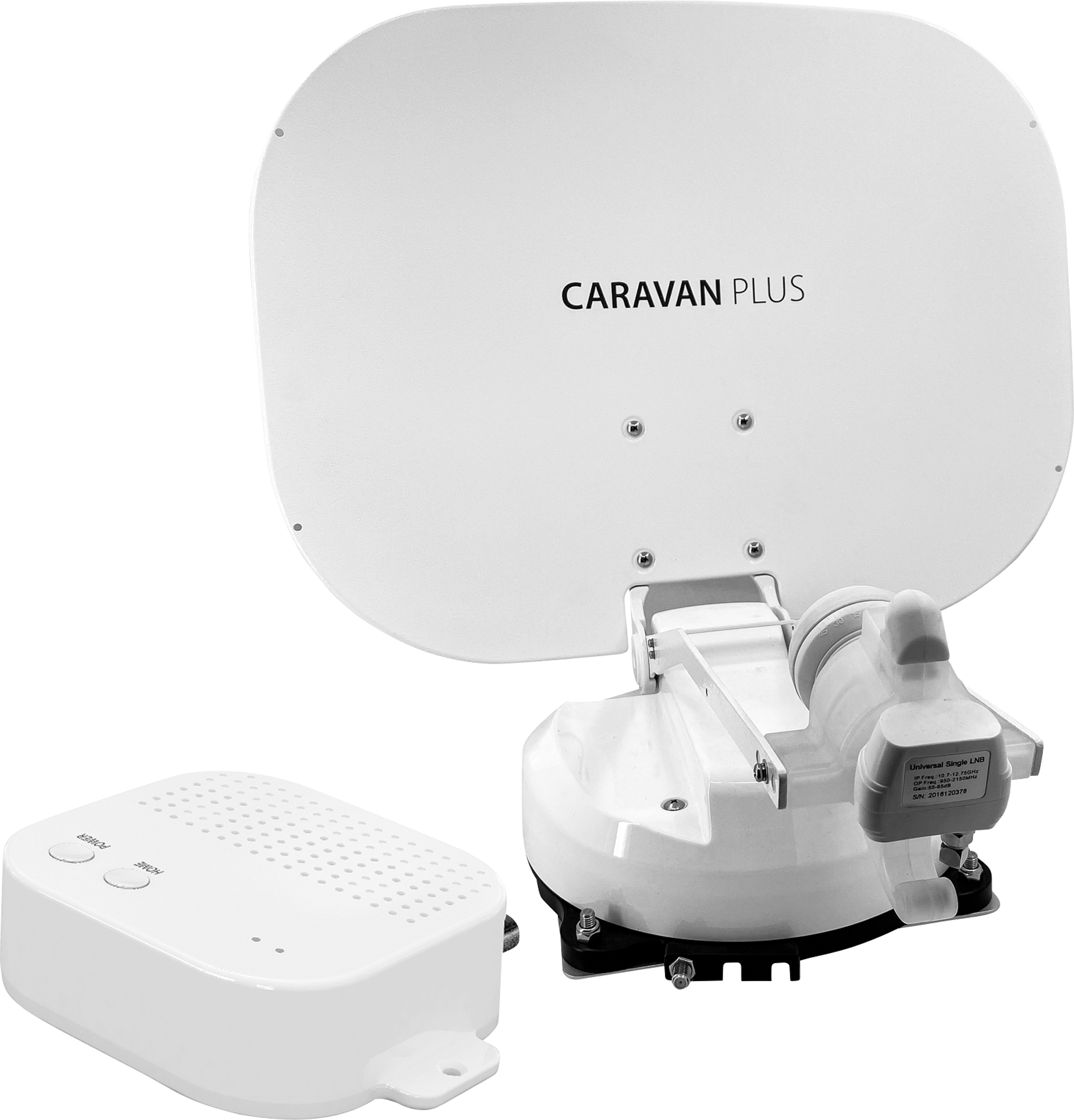 Selfsat Caravan Plus vollautomatische Satellitenantenne mit Bluetooth / iOS /