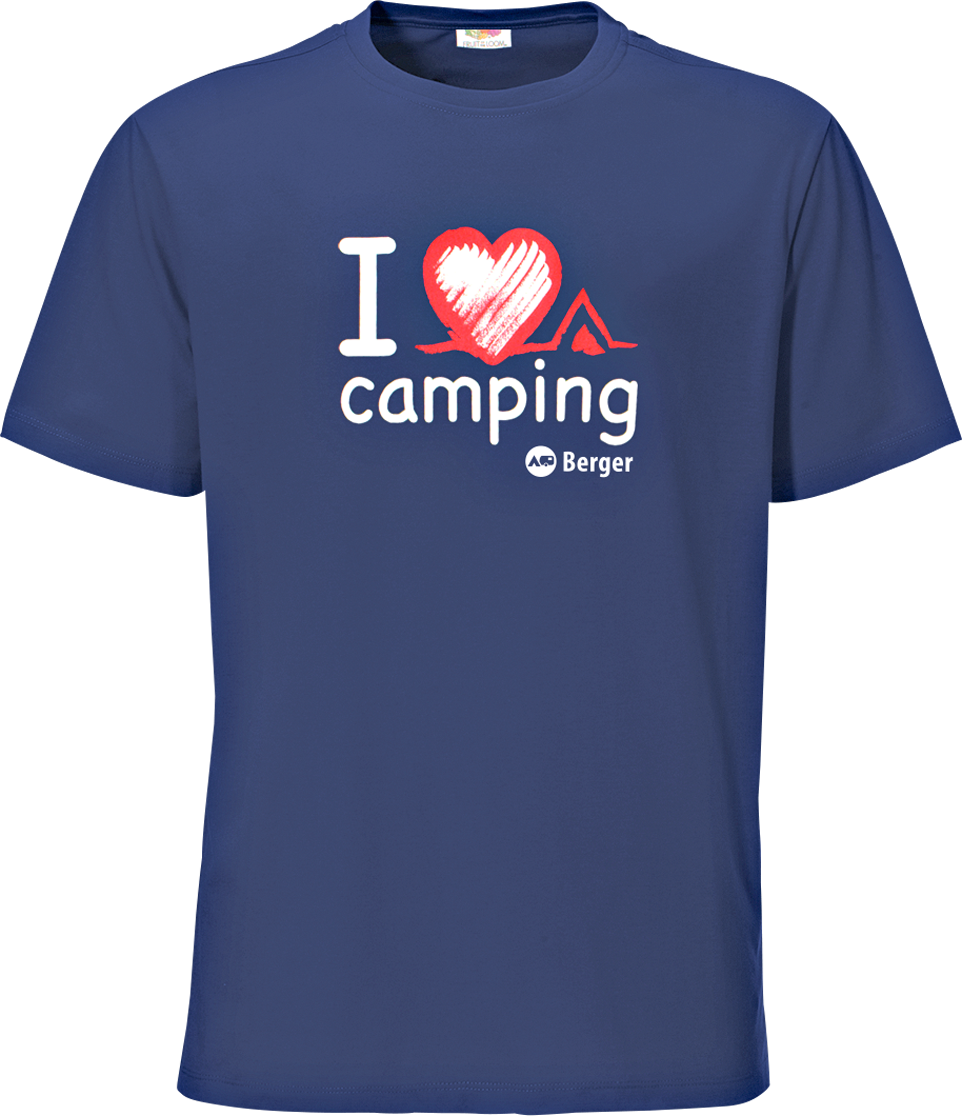 Berger Kinder-T-Shirt  Camping
