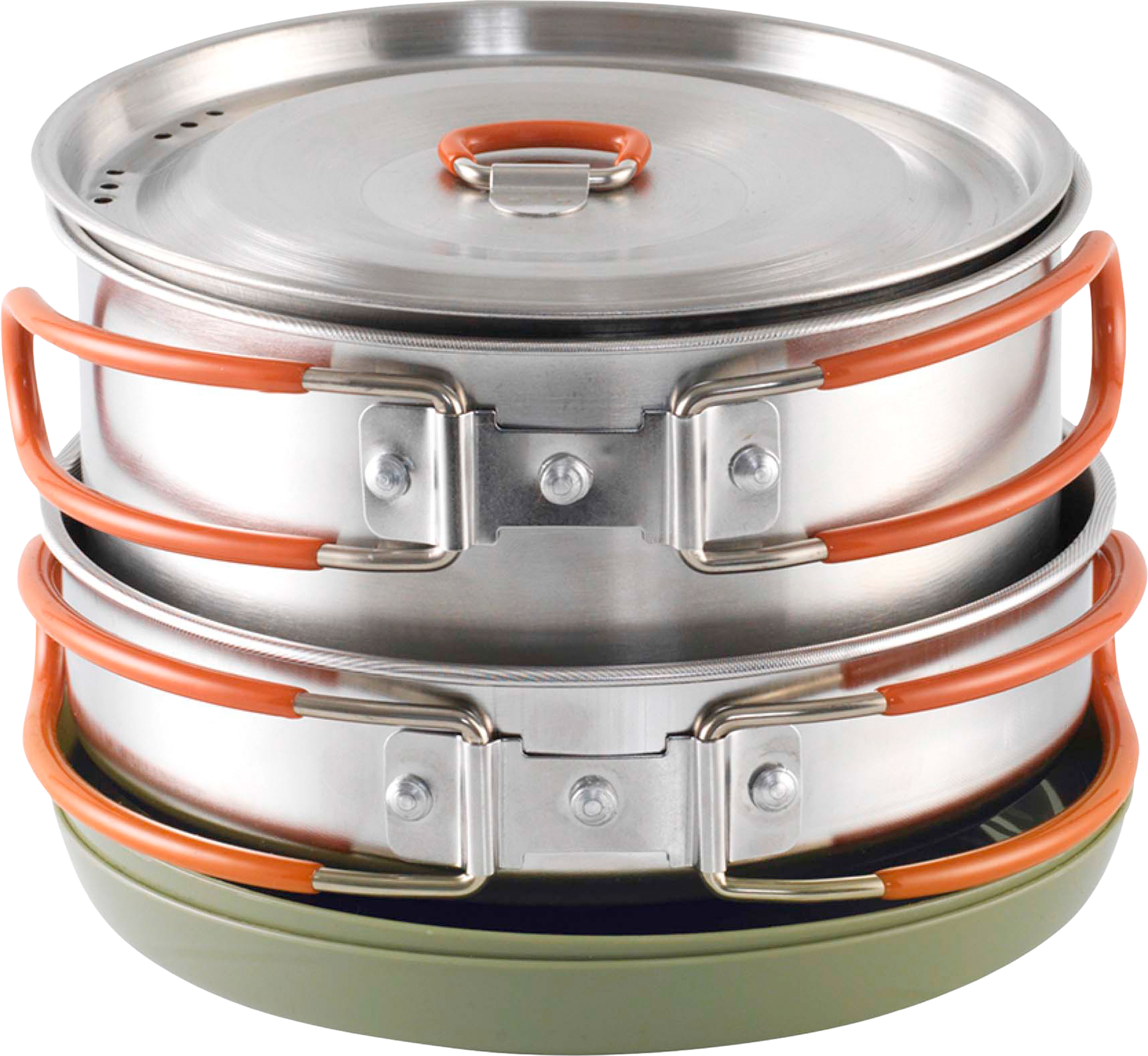 Easy Camp Moss 2 Kochset 6 teilig inkl Pfanne / Deckel / Becher / Teller - Kochgeschirr-Sets