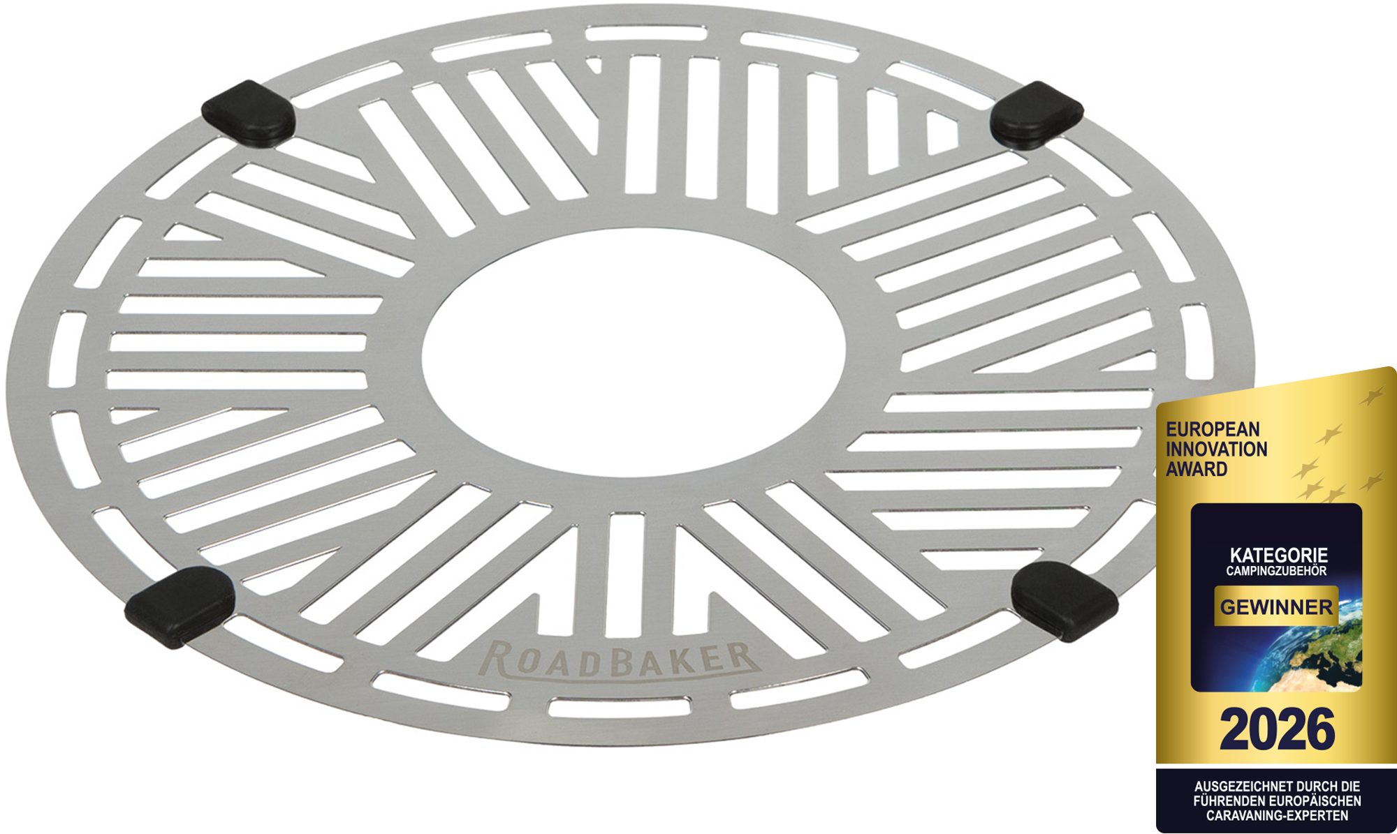 Roadbaker Edelstahl-Backgitter RoadRack Top für obere