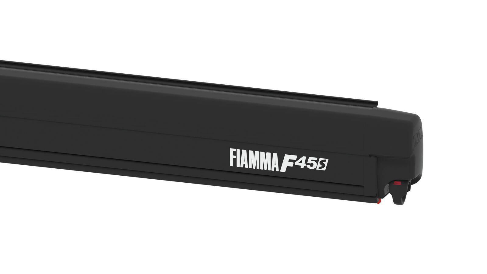 Fiamma F45s 260 PSA Markise für PSA-Vans 263 cm Tuchfarbe Royal Grey Gehäusefarbe Deep Black