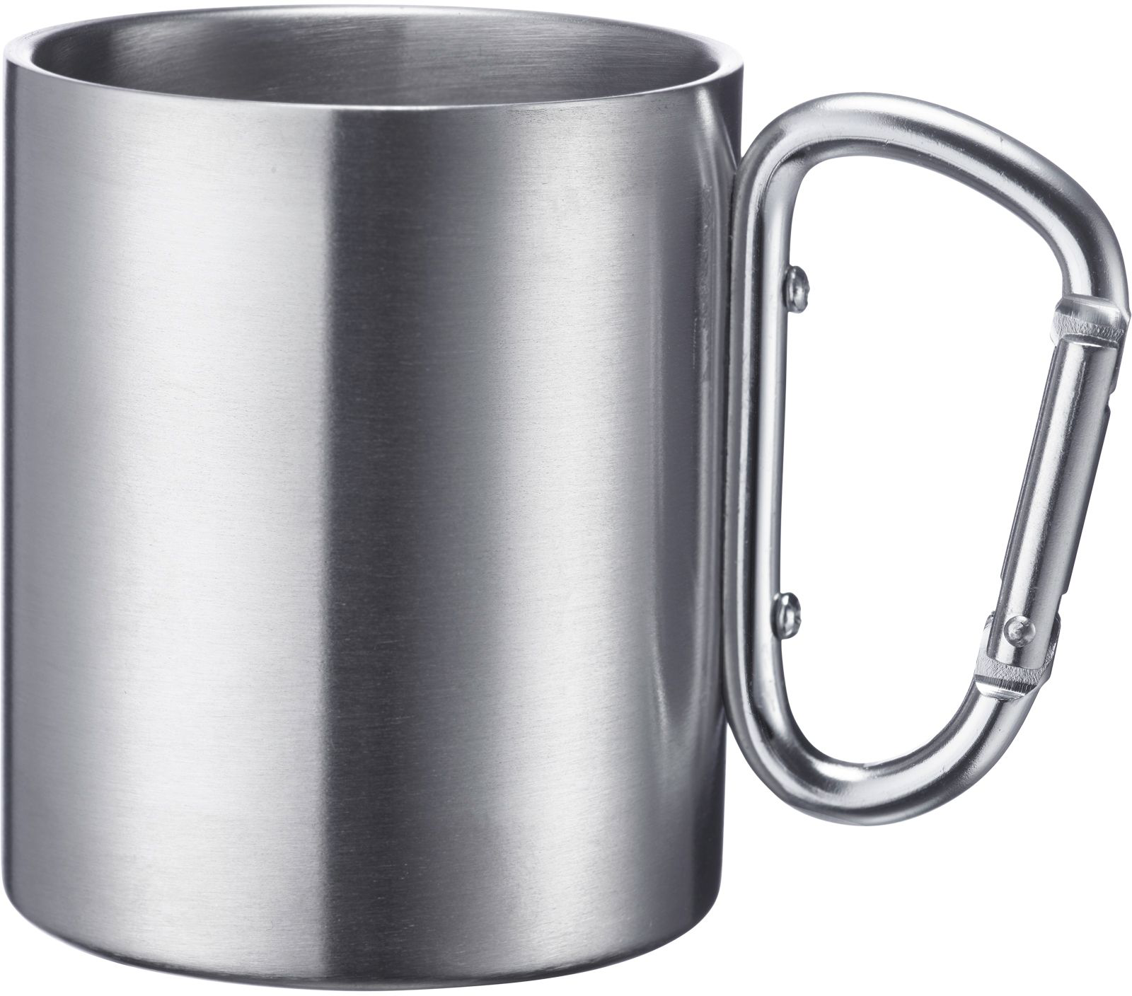 Westmark Edelstahltasse mit Karabinerhenkel 300