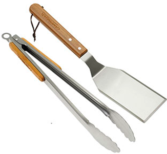 Campingaz Grillbesteck Duo aus Edelstahl mit
