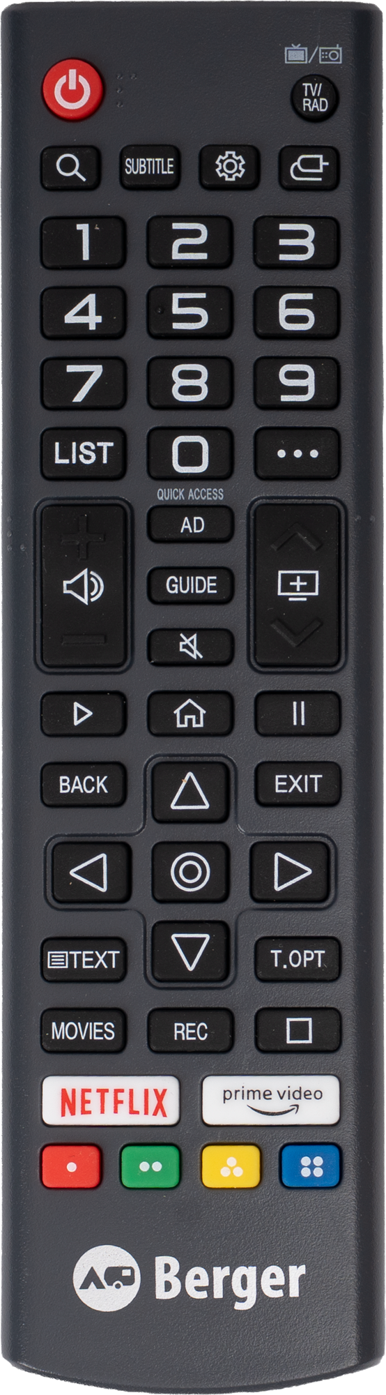 Berger Infrarot-Fernbedienung für Smart TV - TV-Zubehör