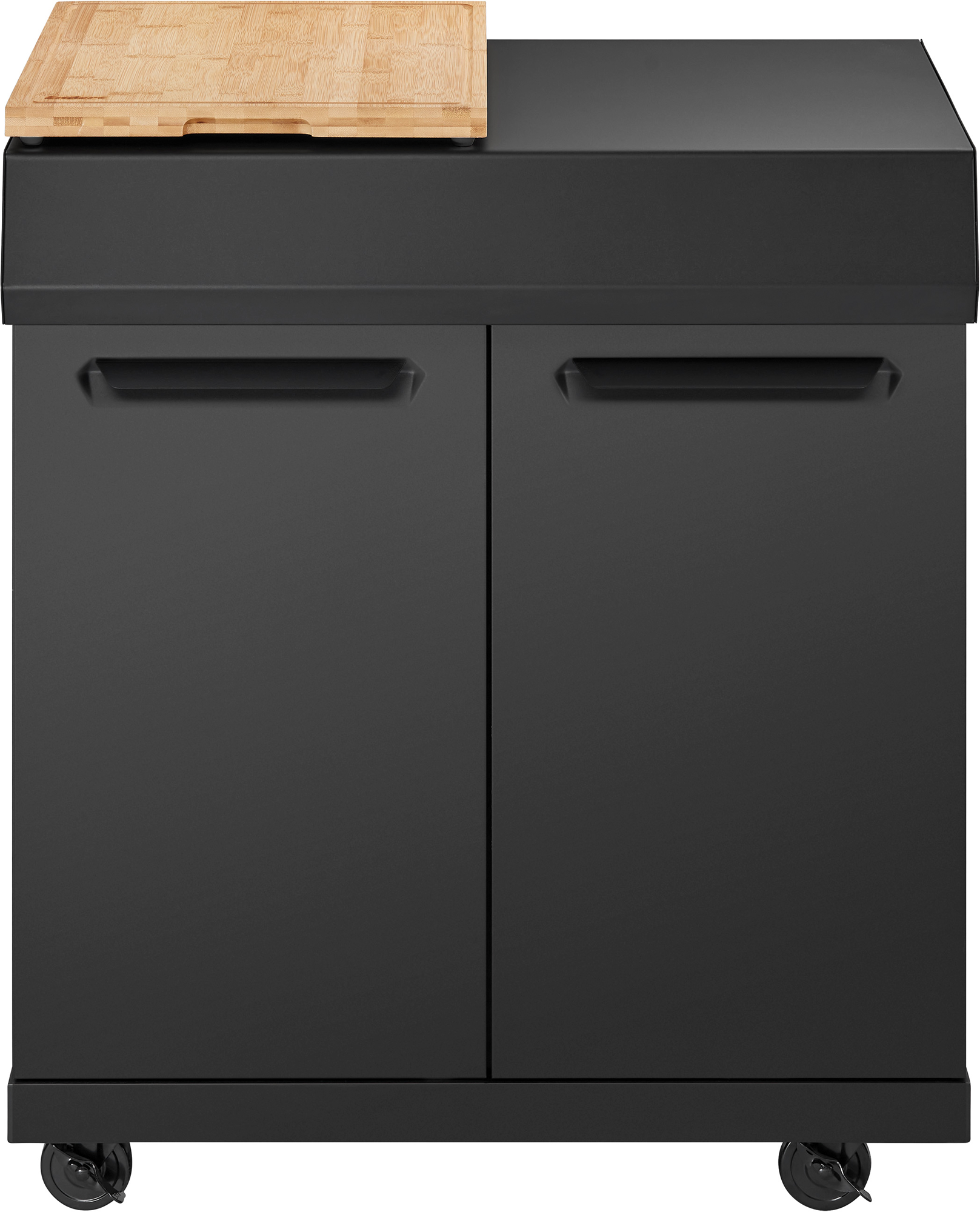 Enders Modul Uniq 4 Outdoorküchenmodul mit Bambusarbeitsplatte und Gasflaschenhalterung 77 × 58 × 92,5