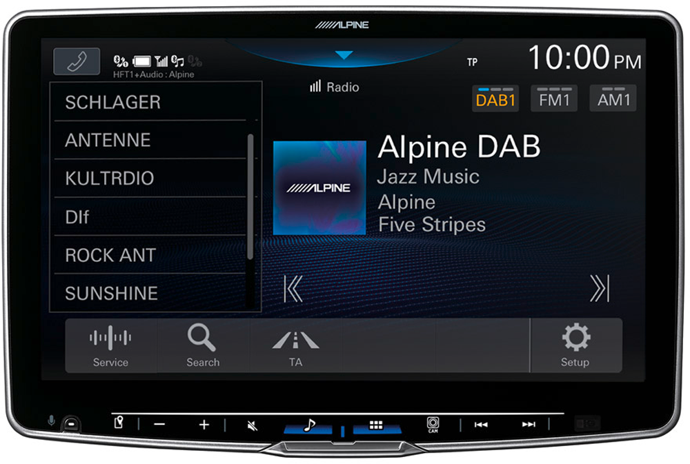 Alpine iLX-F115DU Halo11 Autoradio 11 Zoll Touchscreen für Fiat Ducato III, Peugeot Boxer II, Citroen Jumper II & Opel Movano