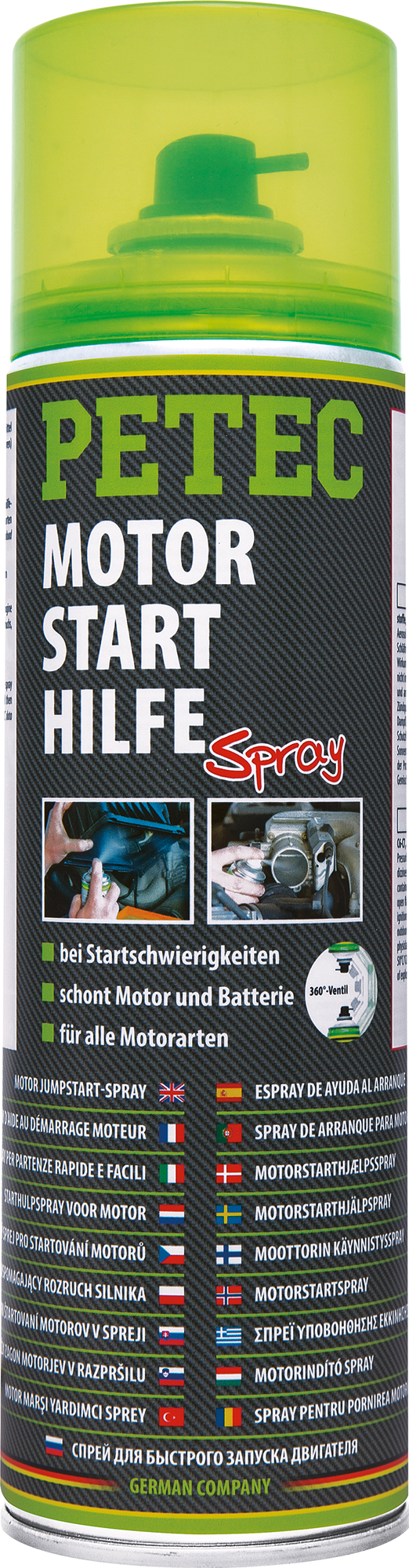 Petec Motorstarthilfe Spray 500