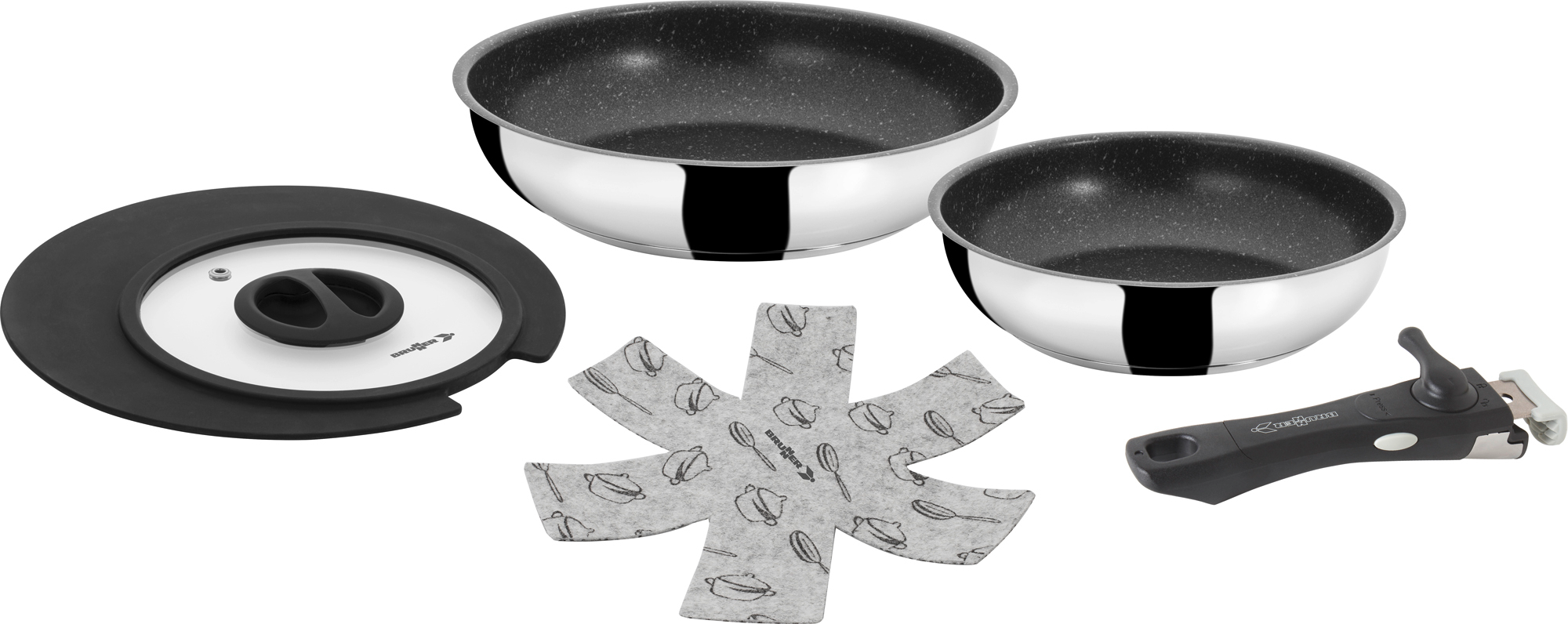 Brunner Academy Double Pan Pfannenset 4