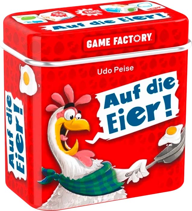 Game Factory Auf die Eier Würfelspiel für 2-5 Spieler ab 8