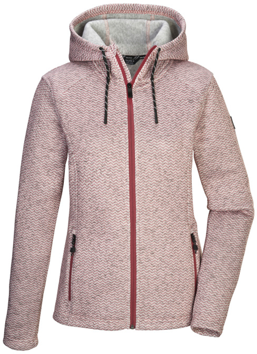 Killtec Damen Strickfleecejacke mit Kapuze