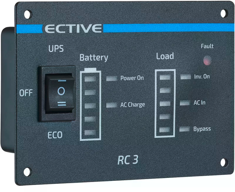 Ective RC 3 Fernbedienung mit Ladestandsanzeige für