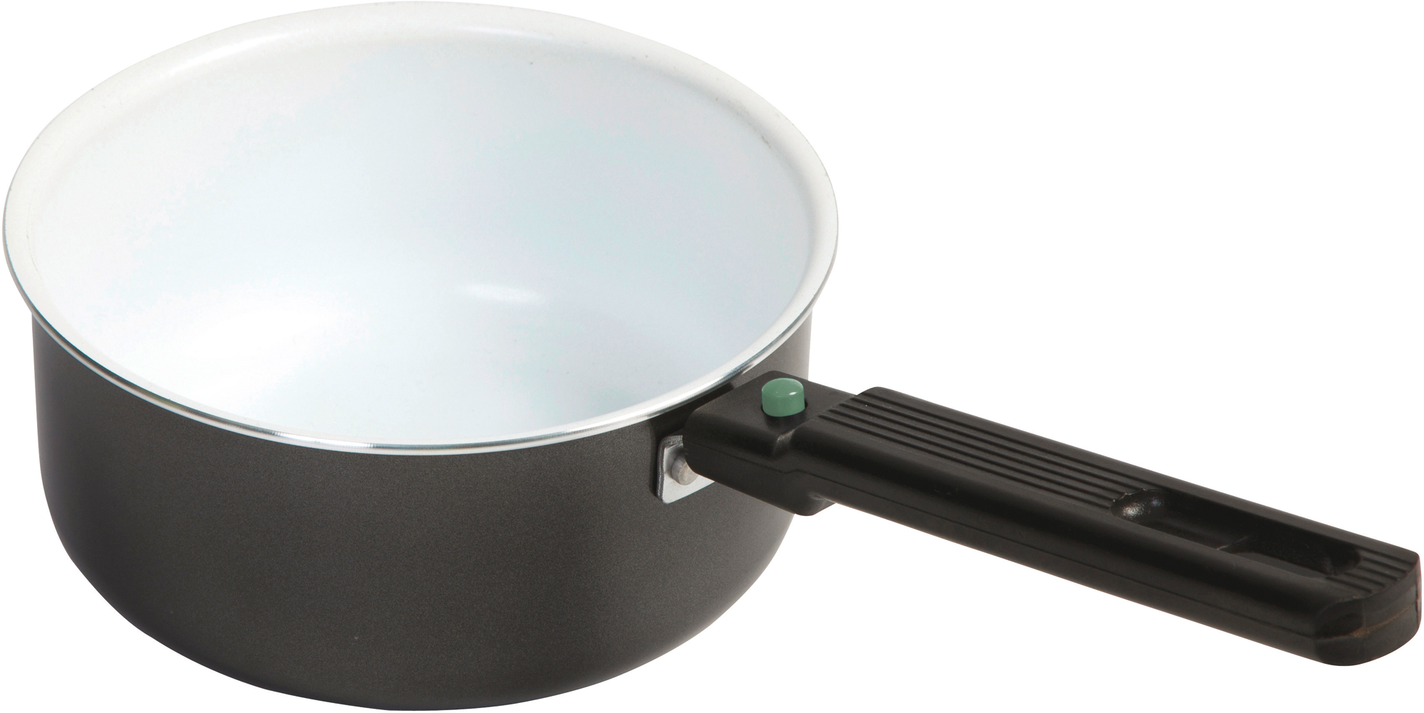 Bo-Camp Sprint ECO Kasserolle Aluminium schwarz mit abnehmbarem Griff Ø 16 cm - Camping-Töpfe
