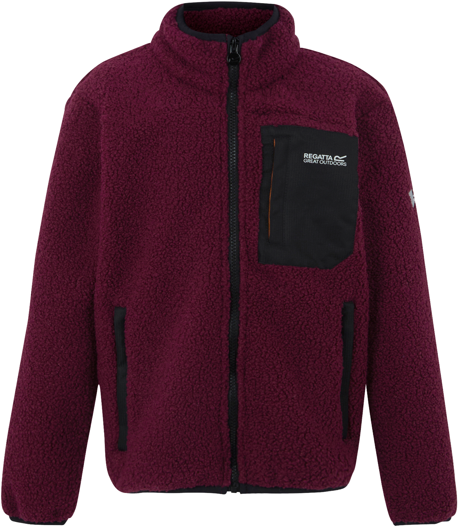 Regatta Frankie Warm Kinder Fleecejacke dunkelrot 116 - Kinderjacken