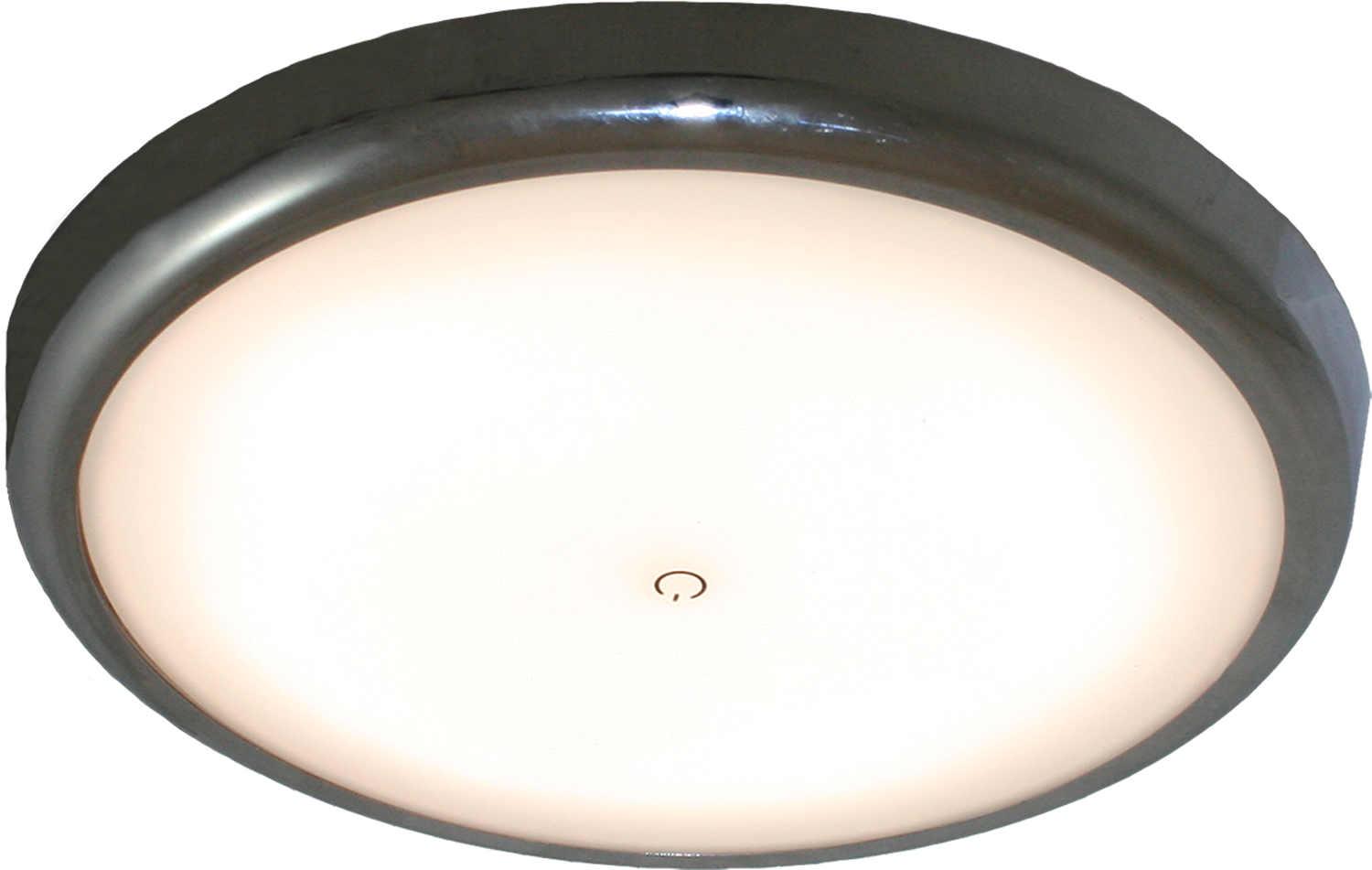 Haba Ossona Deckenleuchte LED chrom mit Touch Schalter rund 17,8 cm / 3 Lichtstufen / 12 V