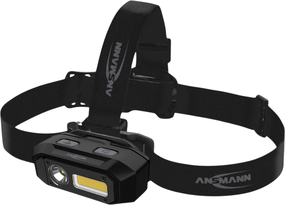Ansmann LED Akku Stirnleuchte mit Boost und Sensor HD 800
