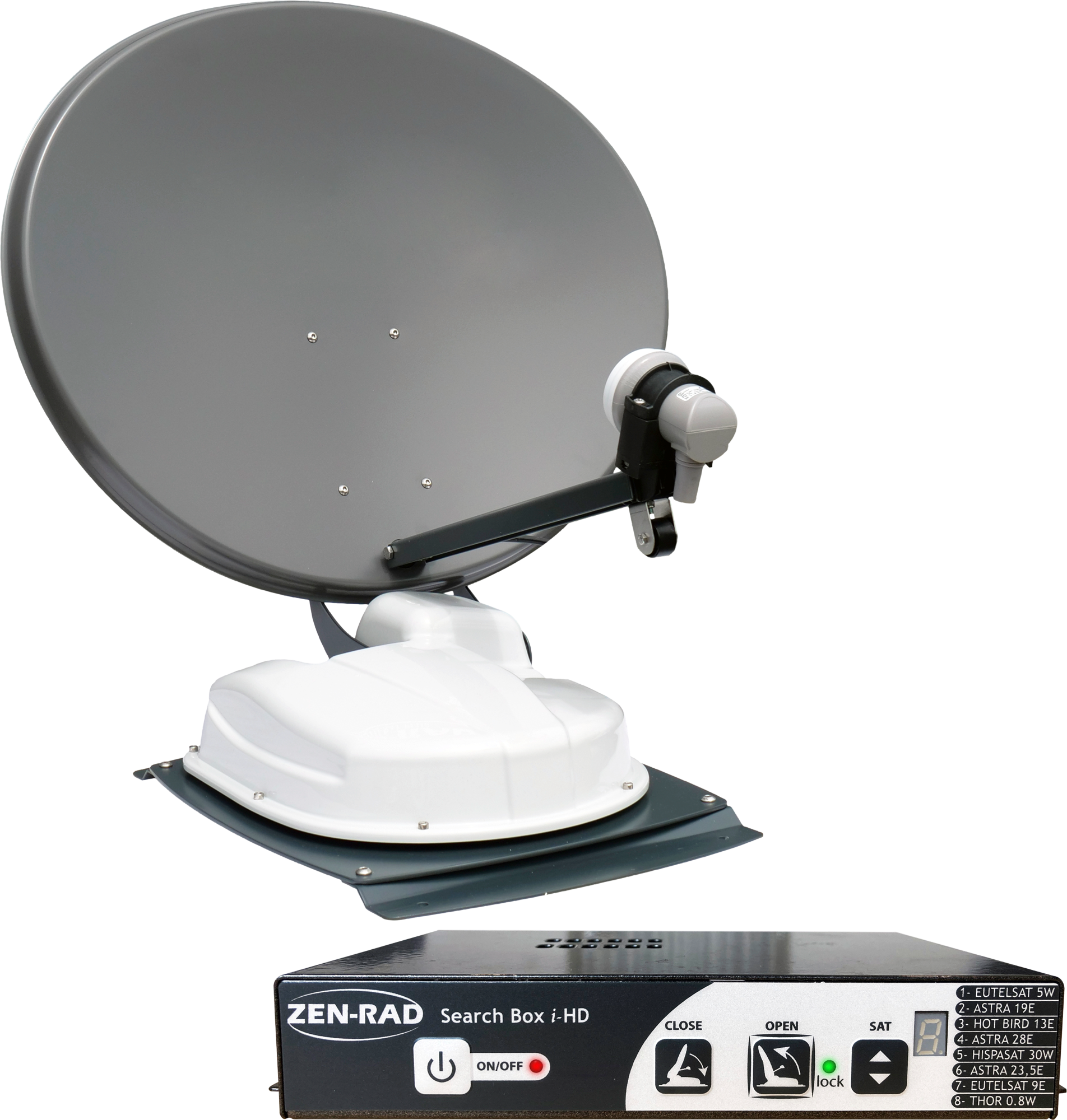 Reflexion vollautomatisches Satellitensystem Komplettkit CarSat60Alu geeignet für
