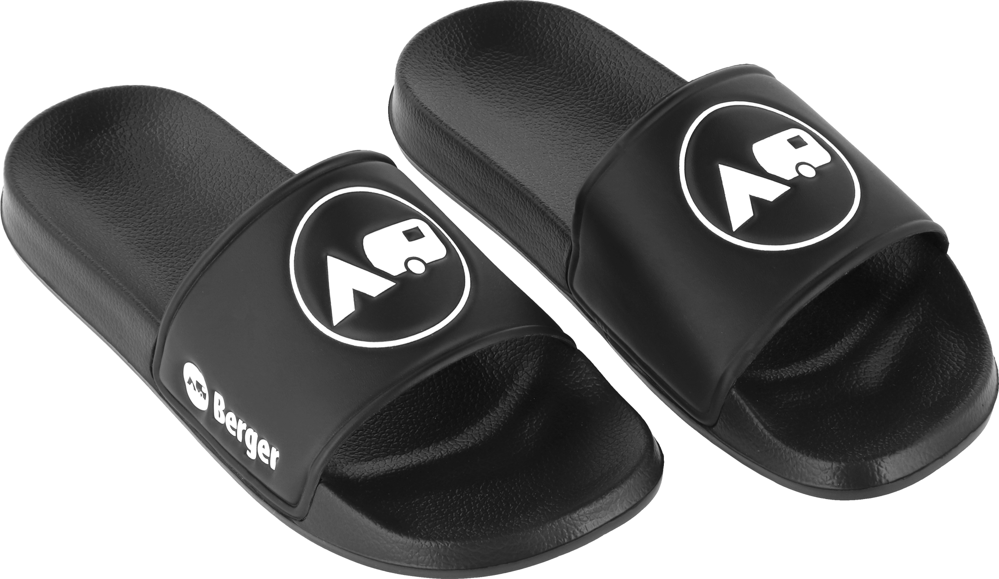 Berger Uppsala Unisex Badesandalen / Badeschlappen Größe 42 / 43 schwarz 42-43 - Damenschuhe