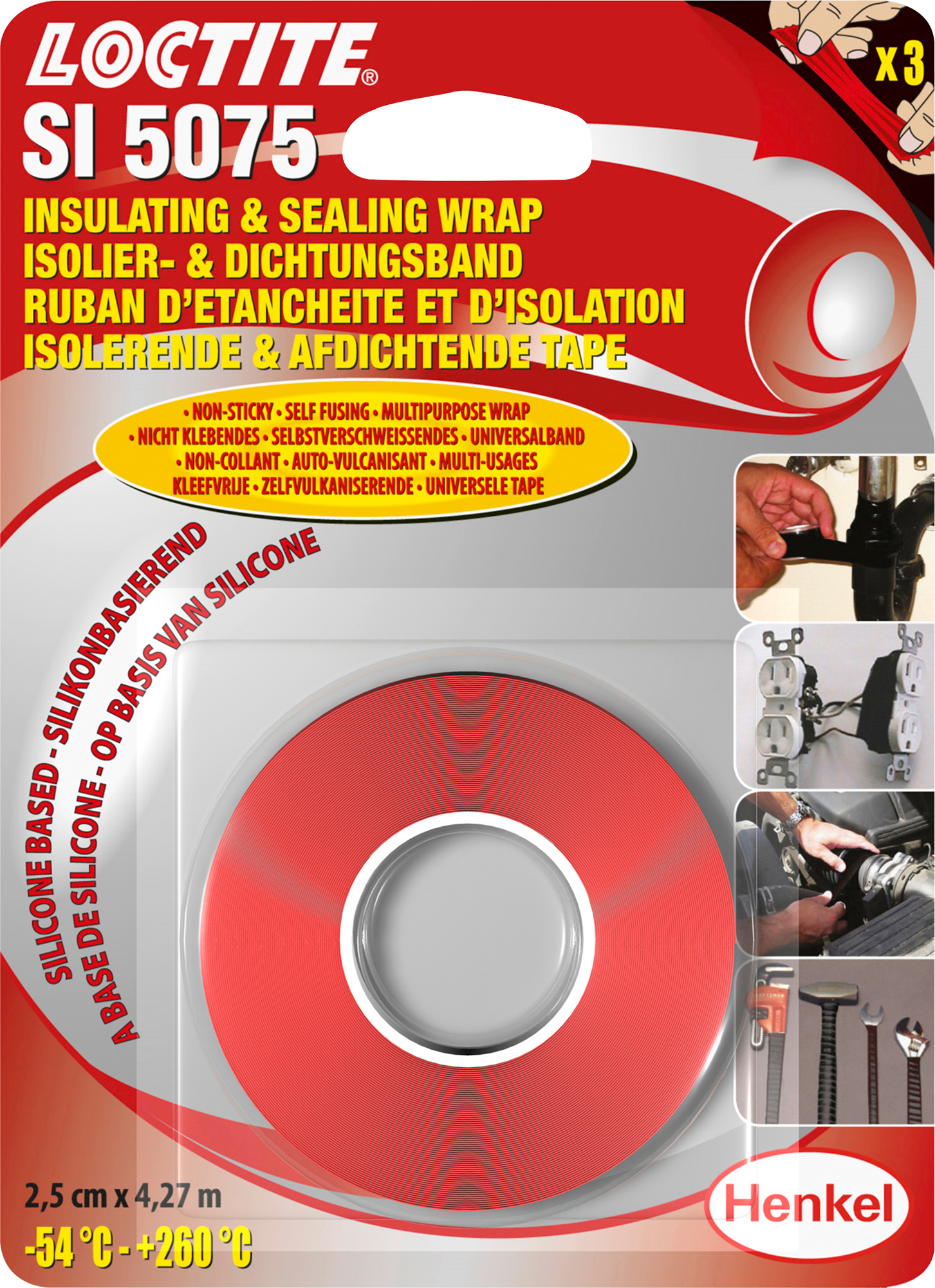 Loctite SI 5075 Silikonband selbstverschweißend 4,27