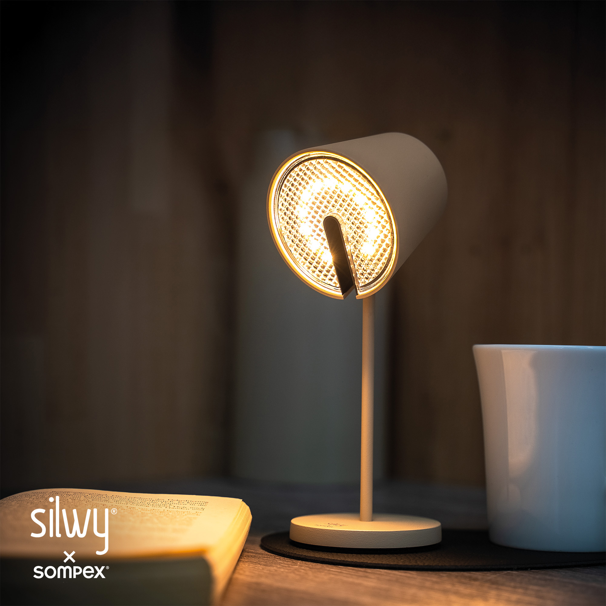 Silwy x Sompex Magnet Leuchte Portofino mit Platzset Sand - Einbauleuchten & Leuchtmittel