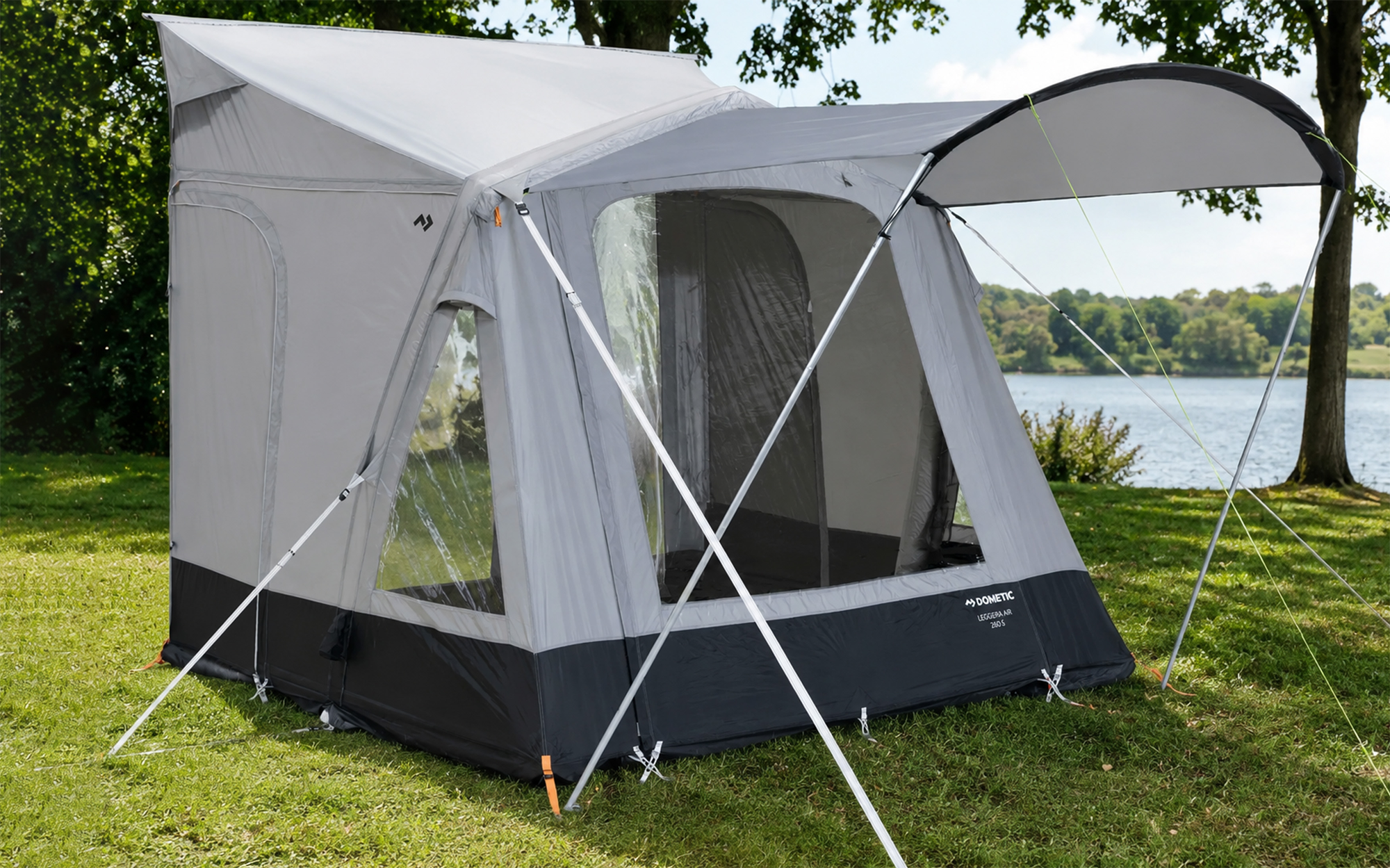 Dometic Leggera Air 220 S Vorzelt aufblasbar Länge 2,2 Meter Anbauhöhe 2,35 bis 2,65 Meter - Aufblasbare Vorzelte