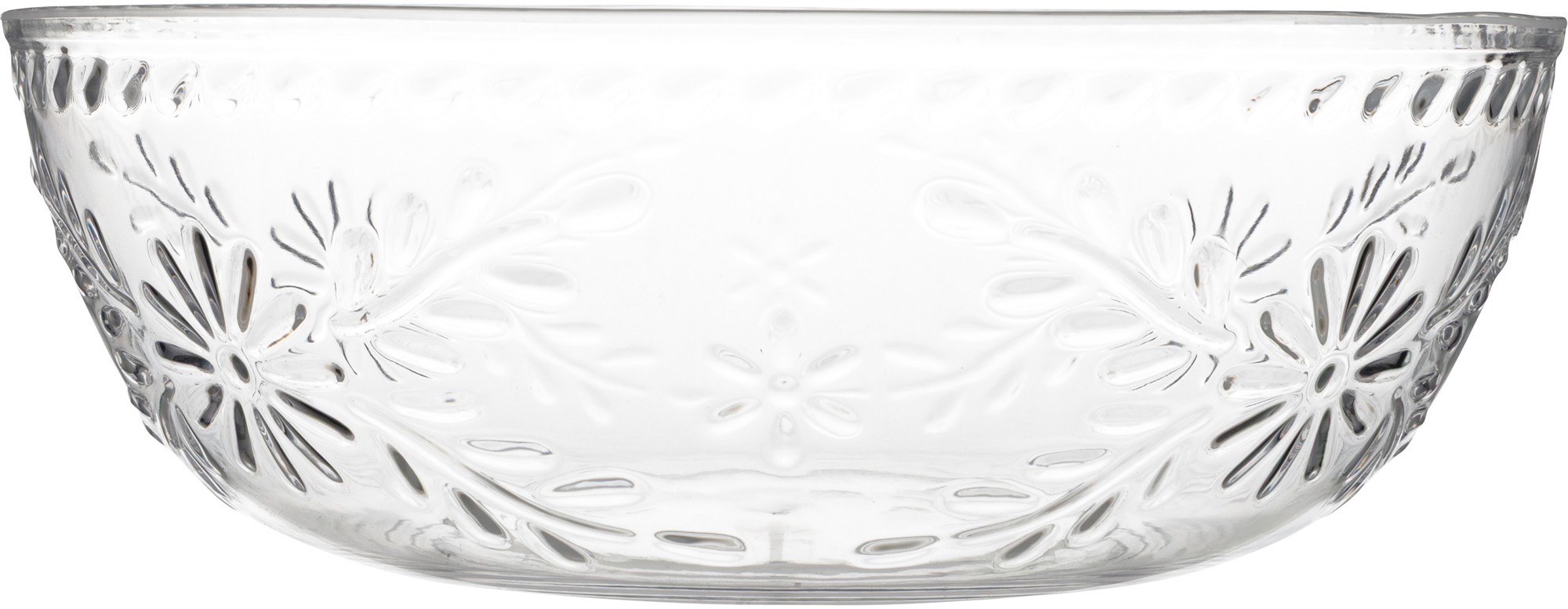 Bo-Camp Sicilian Salatschüssel transparent aus BPA-freiem MS-Kunststoff 6 Liter - Schüsseln & Schalen