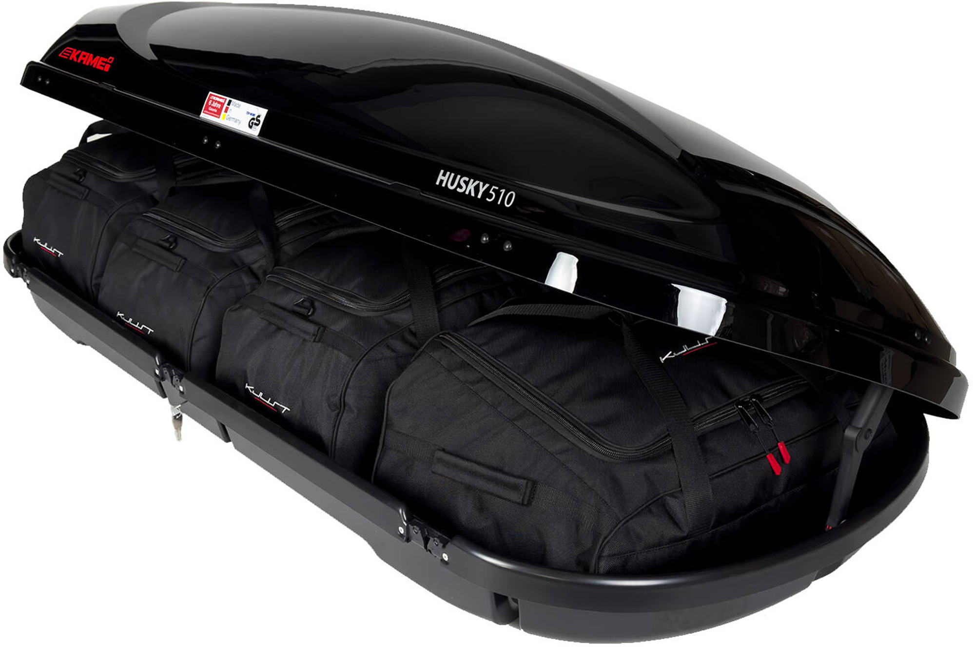 KJUST 4-teiliges Dachboxtaschen-Set für KAMEI Husky 510  - Organizer und Taschen