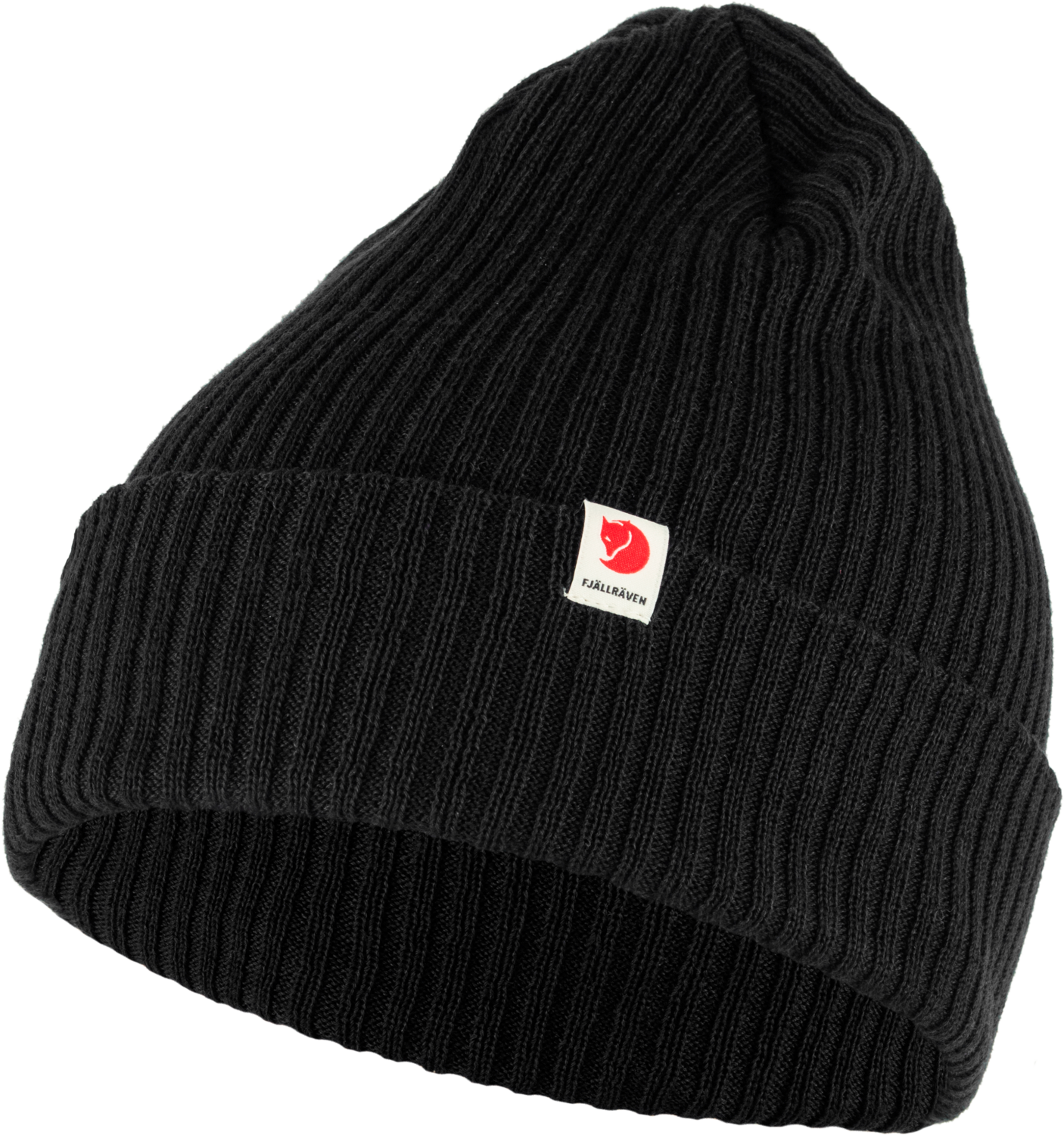 Fjällräven Rib Unisex Mütze schwarz One Size - Hüte & Mützen