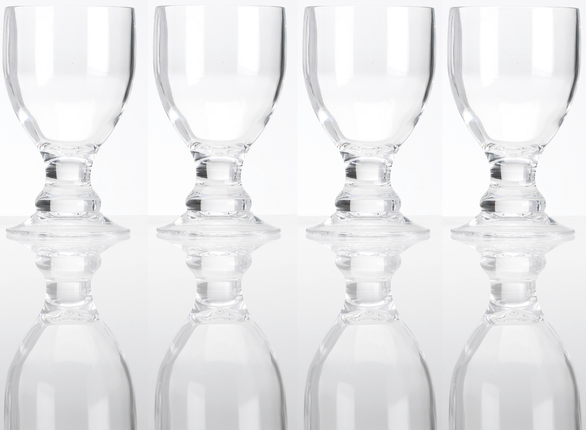 Flamefield Trinkglas Set 4-teilig 410 ml Klar - Gläser