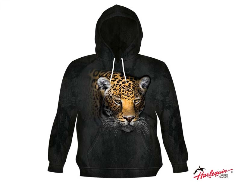 Harlequin Dark Night Jaguar Unisex Kapuzensweatshirt