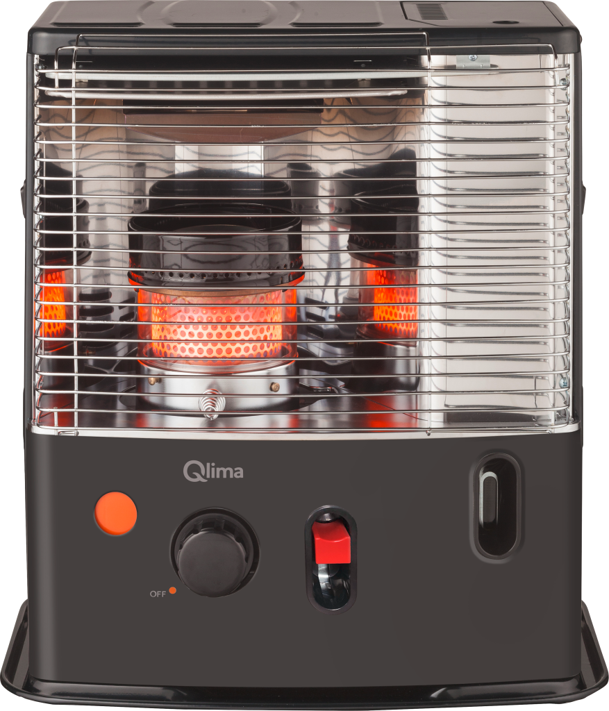 Qlima R 4224S TC-2 Paraffin-Dochtheizung mit Kraftstoffpumpe schwarz - Heizstrahler