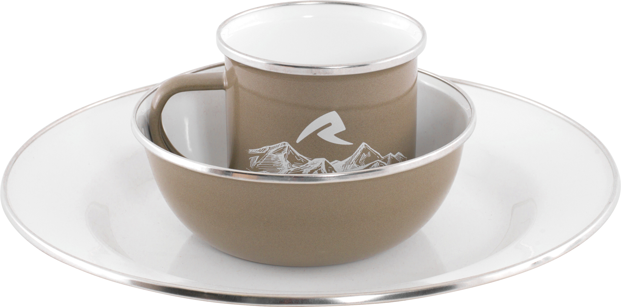 Robens Tongass Single Emaille-Set 3-tlg. 