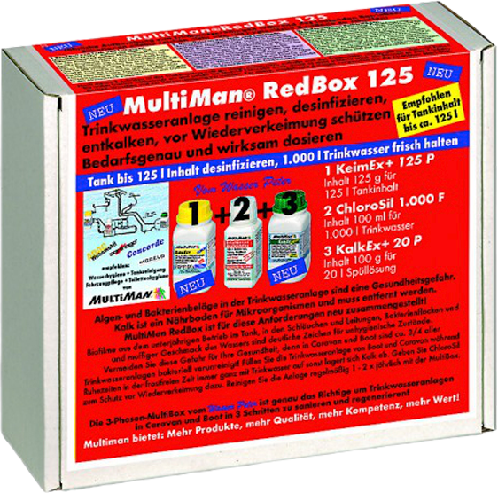 MultiMan MultiBox RedBox 125 Trinkwasser Desinfektion