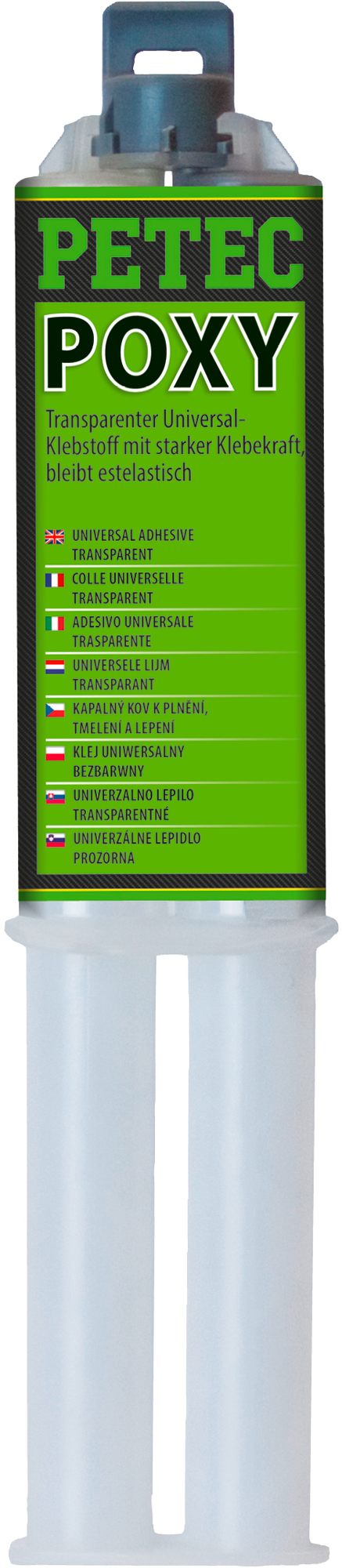 Petec POXY 2K Epoxidharzkleber 24 ml Doppelspritze