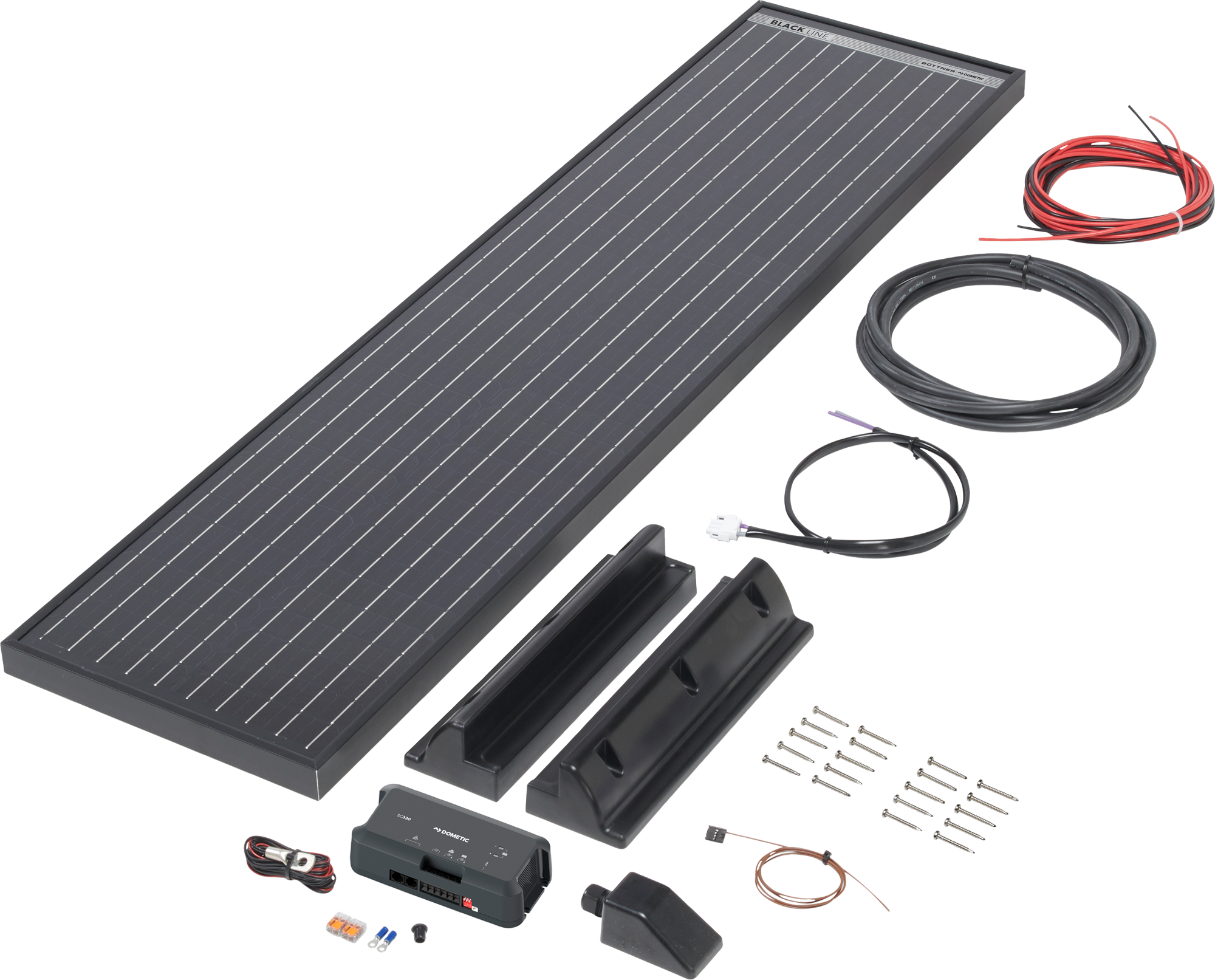 Büttner Dometic Black Line 75 Kit Solar-Komplettanlage MultiCell Technologie 1 x 75