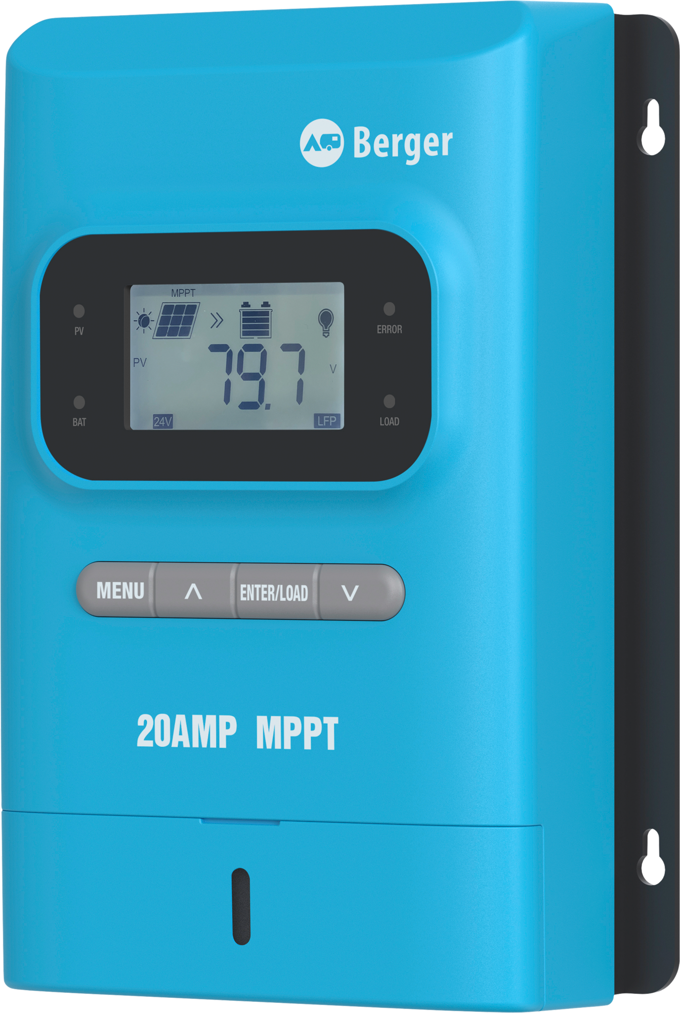 Berger MPPT Display zur Überwachung von Solarenegie MPSC 20 - Solar-Anzeigen