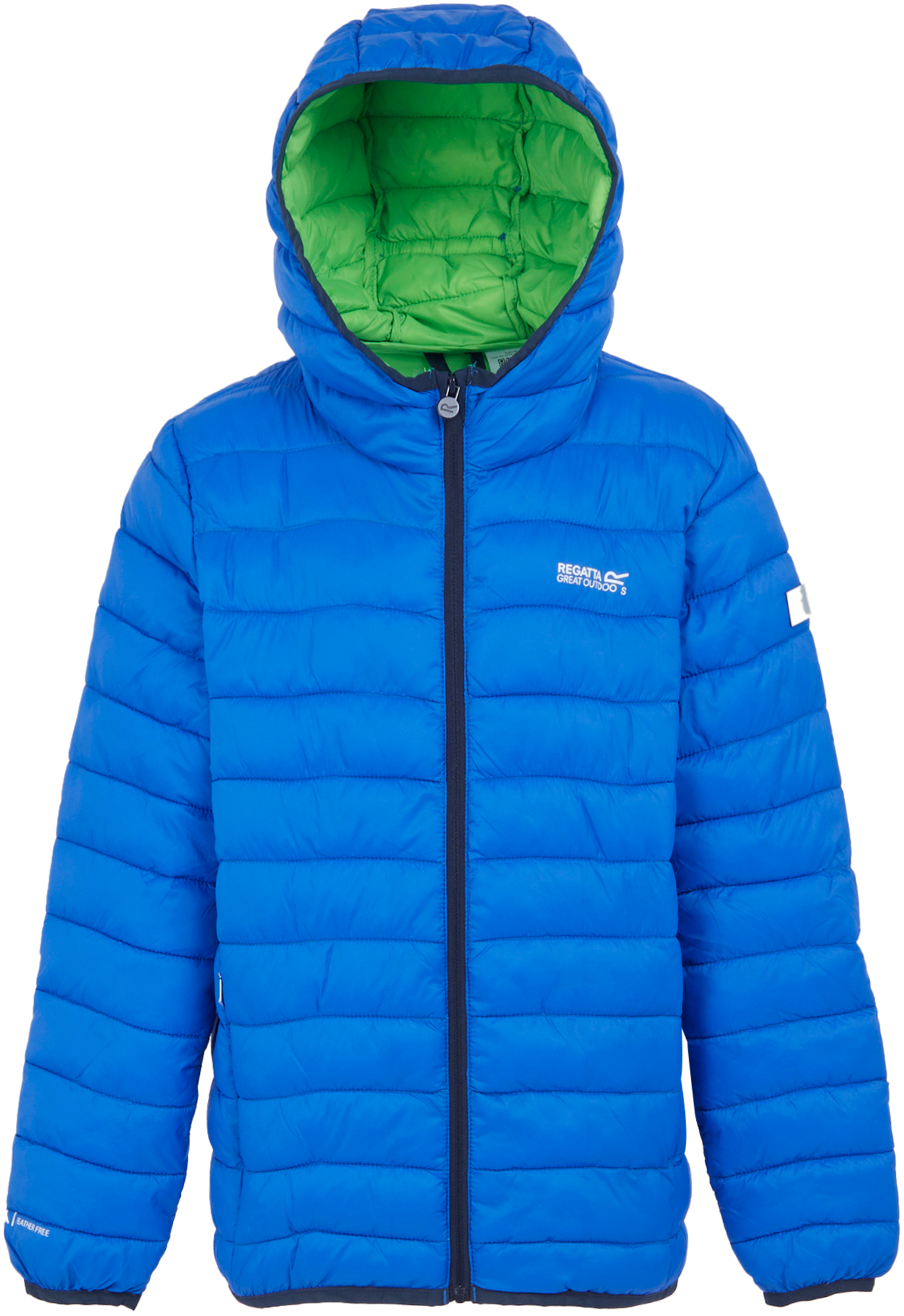 Regatta Junior Hooded Marizion Kinder Steppjacke blau 152 - Kinderjacken