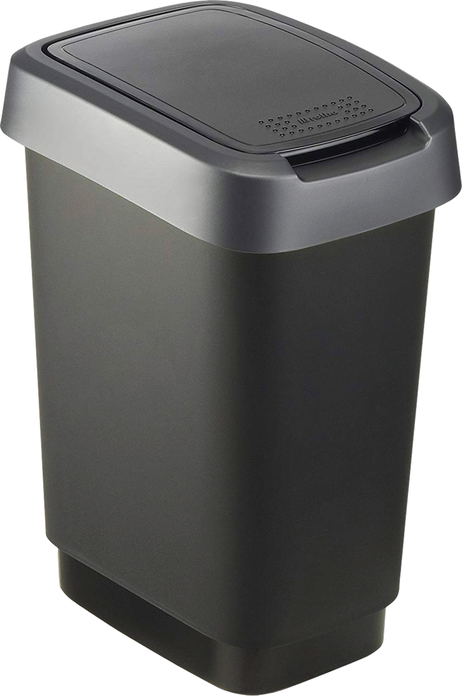 ROTHO Mülleimer Rotho Swingeimer 10L Twist schwarz