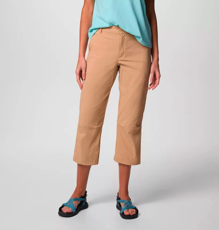 Columbia Leslie Falls II Damen Wanderhose hellbraun 42 - Damenhosen, -röcke & -kleider